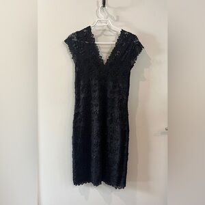 Elegant Black Lace Dress